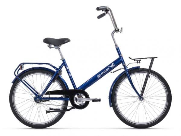 Sininen Tunturi Classic Poni 2-v polkupyörä.